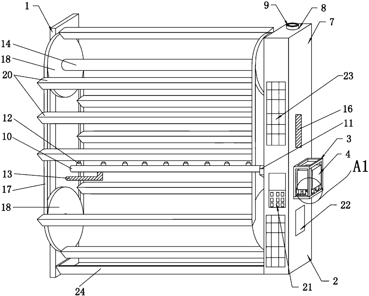 Three-dimensional planting device