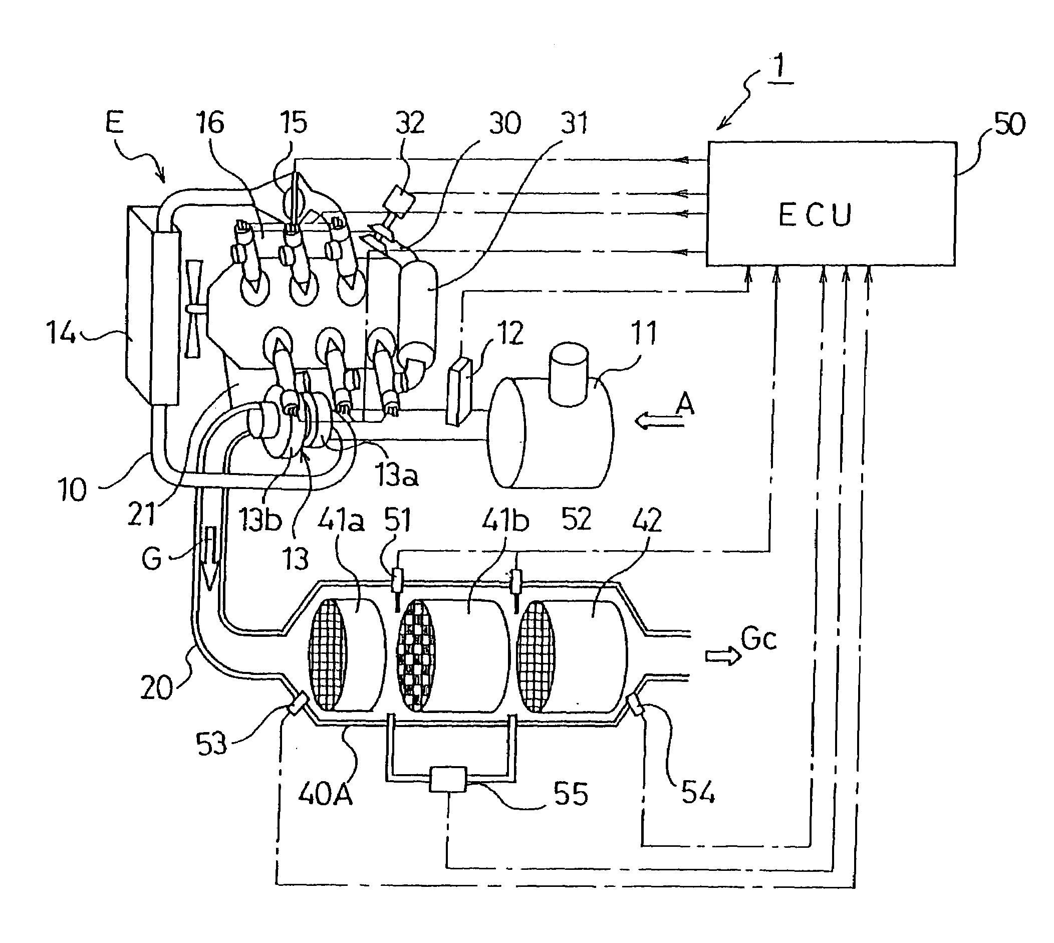 Exhaust gas purifying method and exhaust gas purifying system