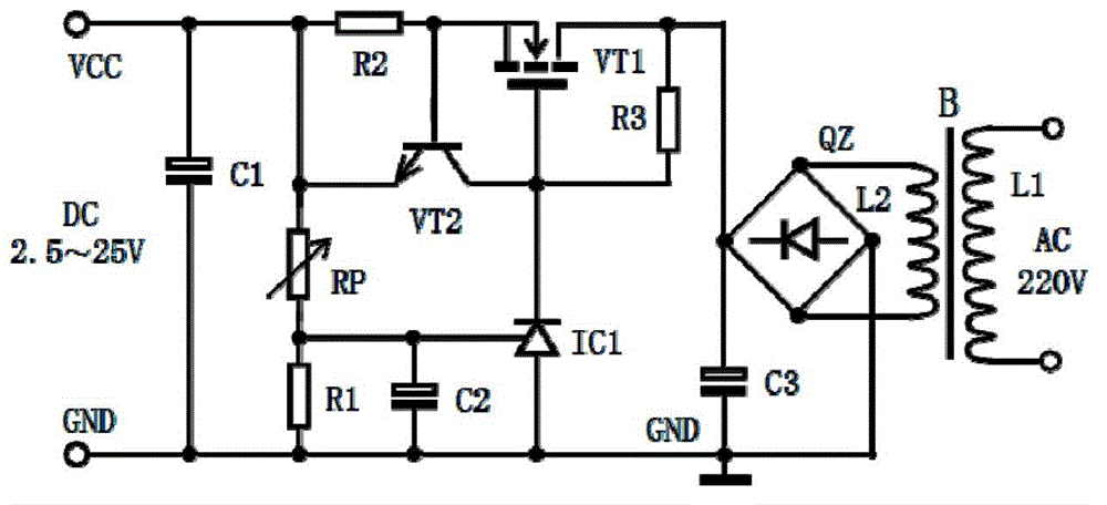 High-power adjustable DC (Direct Current) stabilized voltage power supply