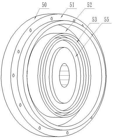 Motor heat dissipation structure, motor with motor heat dissipation structure and heat dissipation method