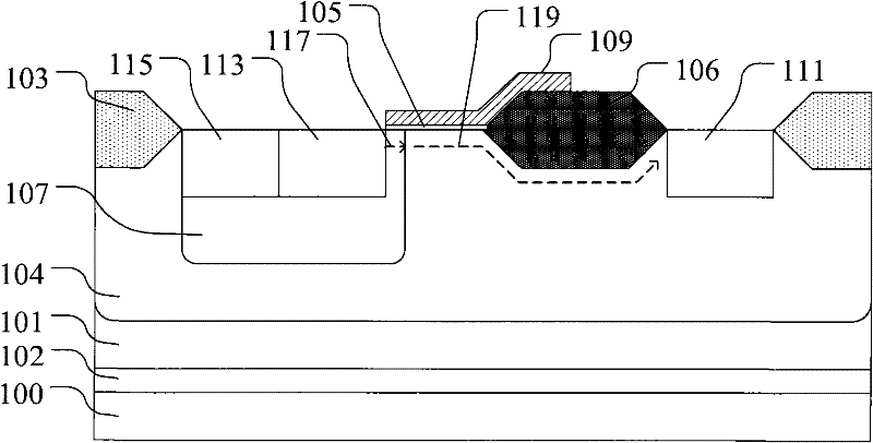 Laterally diffused metal oxide semiconductor transistor and manufacturing method thereof