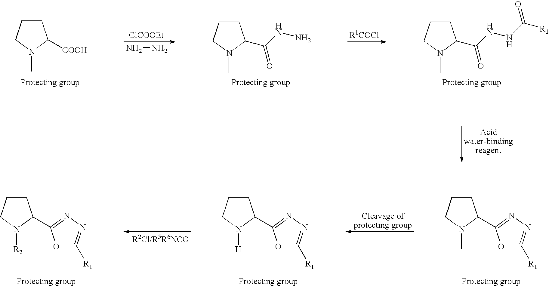 2-pyrrolidin-2-yl-[1,3,4]-oxadiazole compounds and their use as anti-depressants
