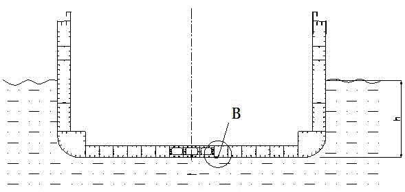 Leakproofness detection method for drain plug of ship bottom in ship construction