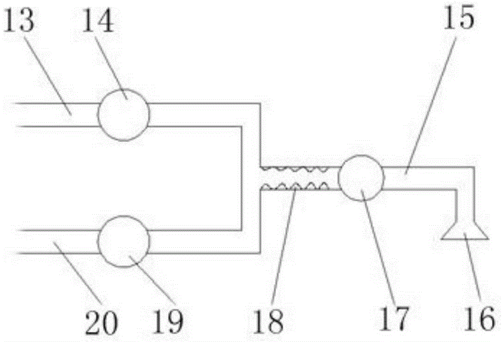 Indoor water temperature and flow adjustment and control method based on mobile phone APP