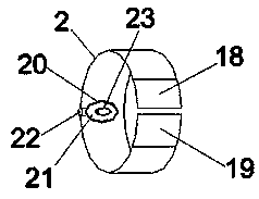 Portable electrode slice hook-and-loop fastener belt for electrocardiograph