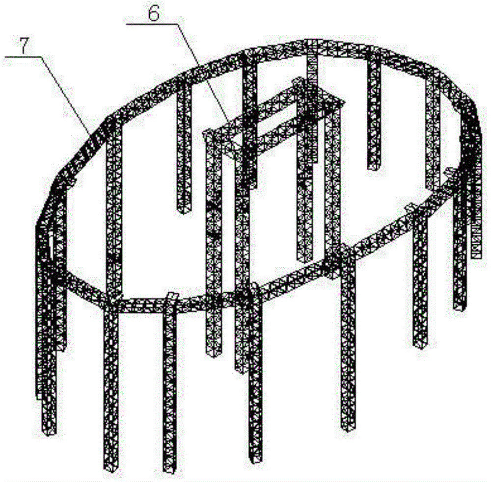 Construction method of large-scan single-layer latticed shell steel structure