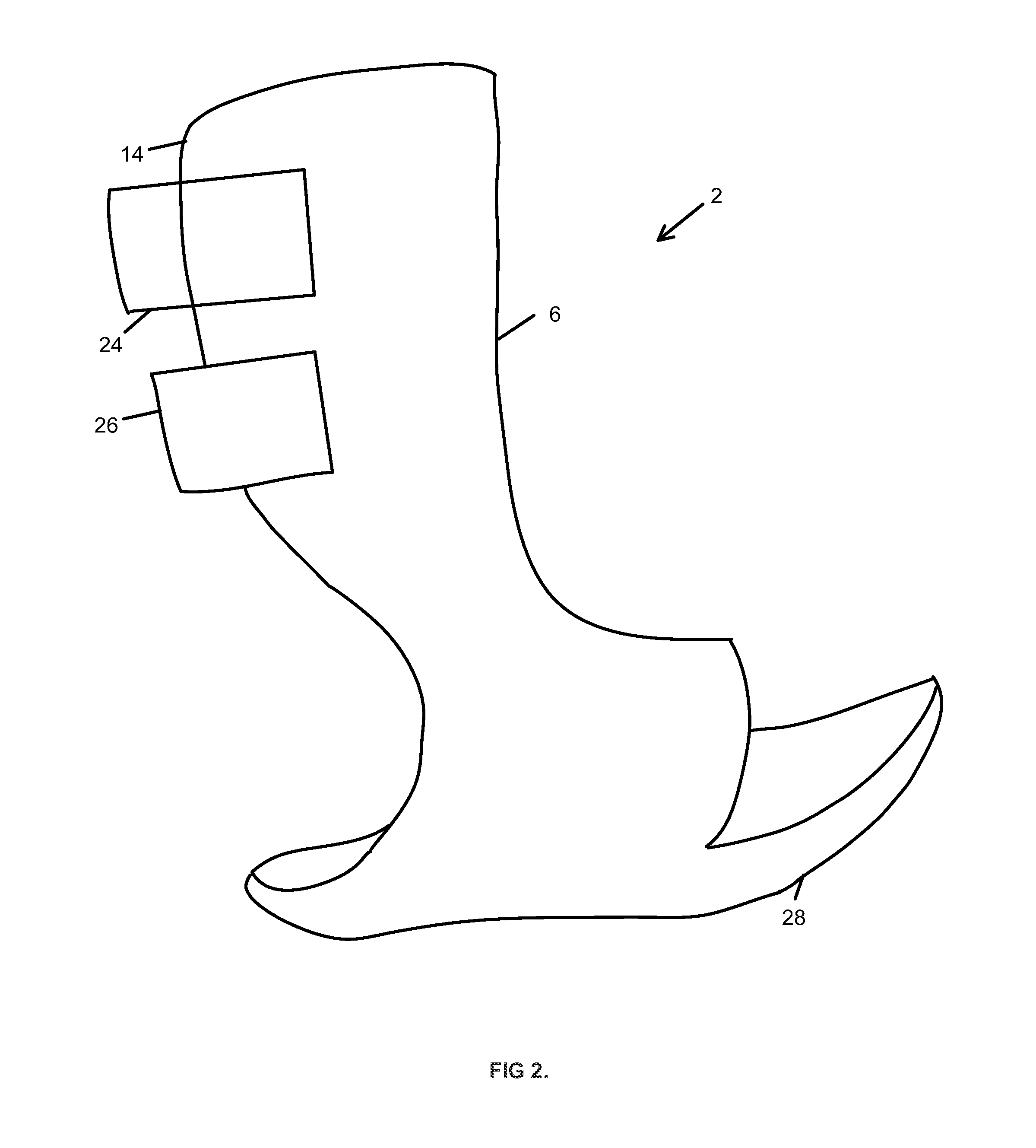 Prefabricated walking boot