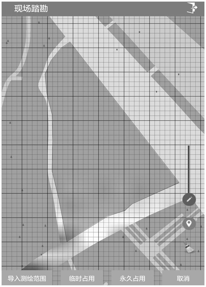 Automatic supervision system for landscaping green land occupation, platform and method