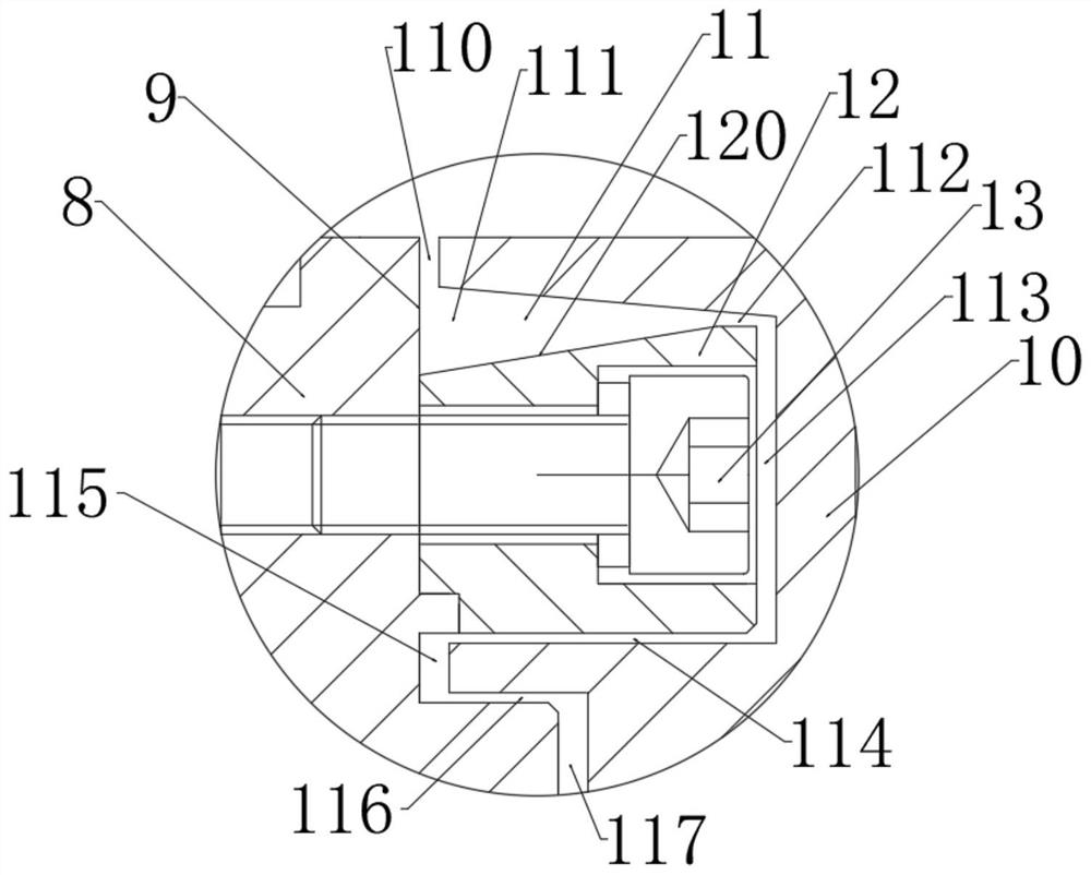 Glass grinding head motor with brand-new protective structure