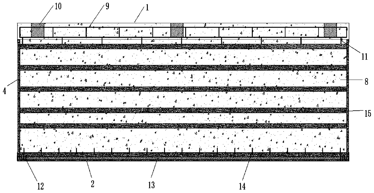 Web-bar-free prestress self-maintaining combination beam based on permanent post-tensioning prestress UHPC sleeving formwork and construction method