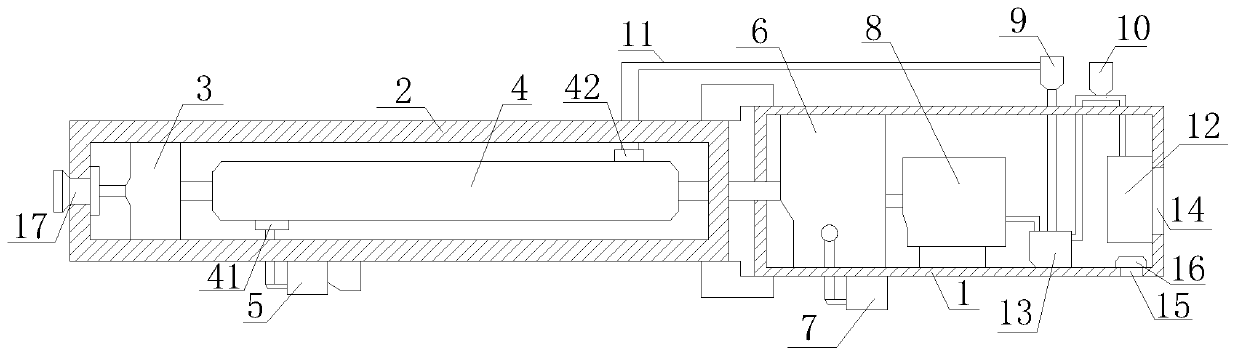 Flue gas pretreatment device and method based on osmotic membrane and cold-dry method fusion technology