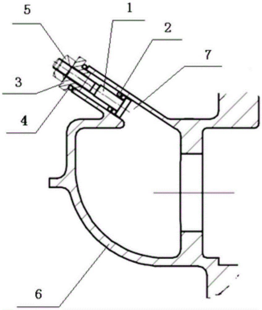 Sealing method of aviation casting machine box cavity pressure test