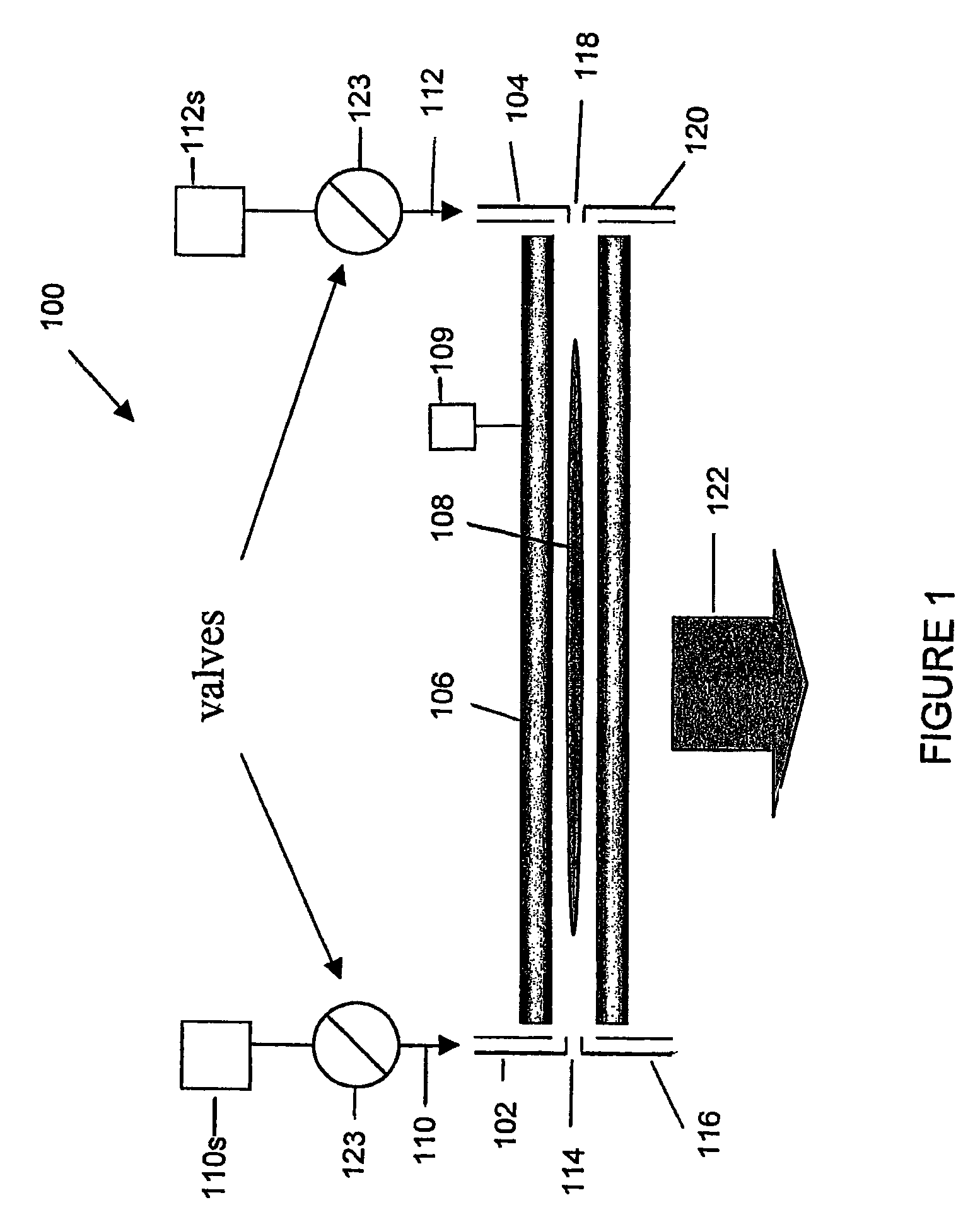 Method and apparatus for providing ion barriers at the entrance and exit ends of a mass spectrometer