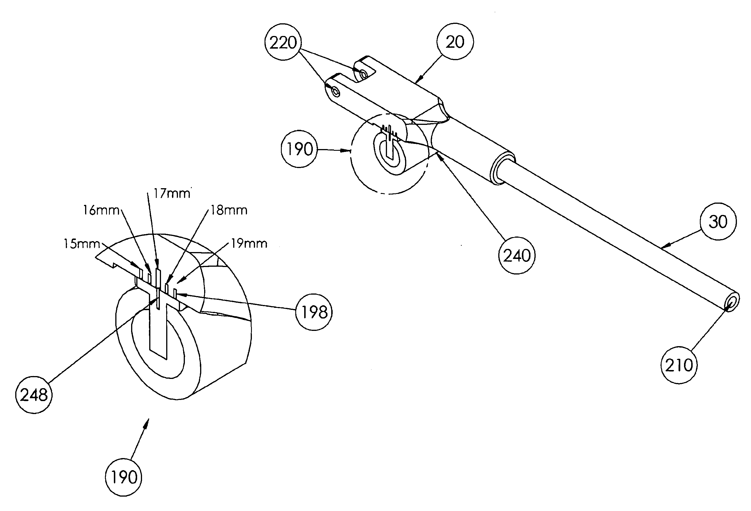 Hammer assembly for grand piano