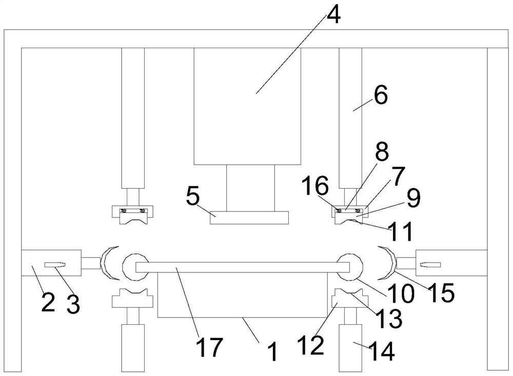 A molding machine for pole plate insulating strips with automatic blanking and alignment