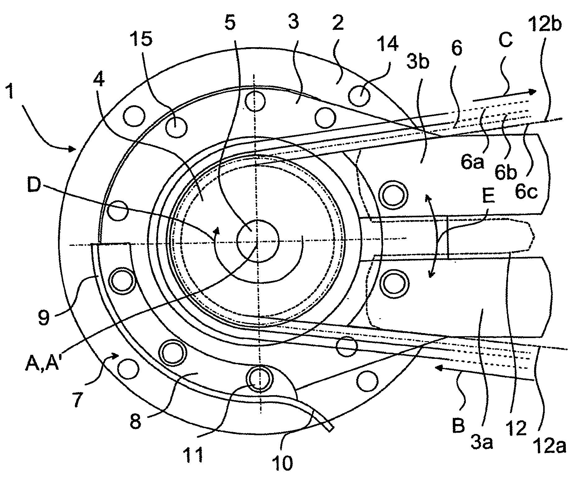 Sawing device and its safety system for precaution of a breaking saw chain