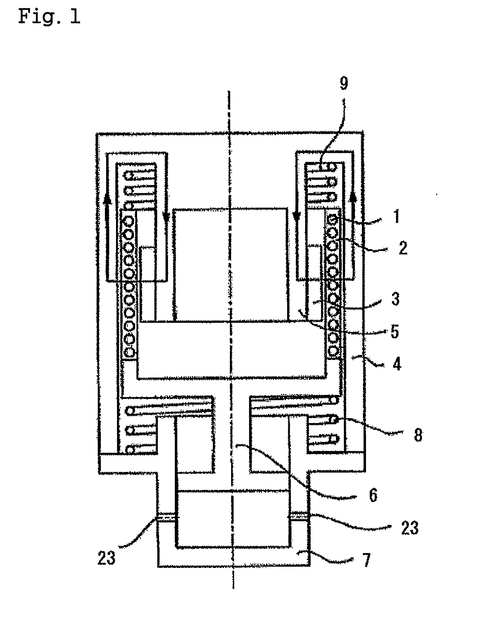 Linear motor, linear dynamo, reciprocation-type compressor driving system that is powered by linear motor, and charge system that uses linear dynamo