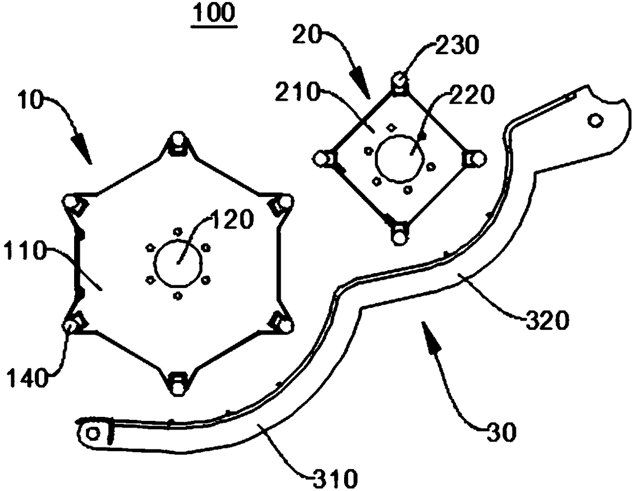 Multi-stage threshing mechanism and threshing device