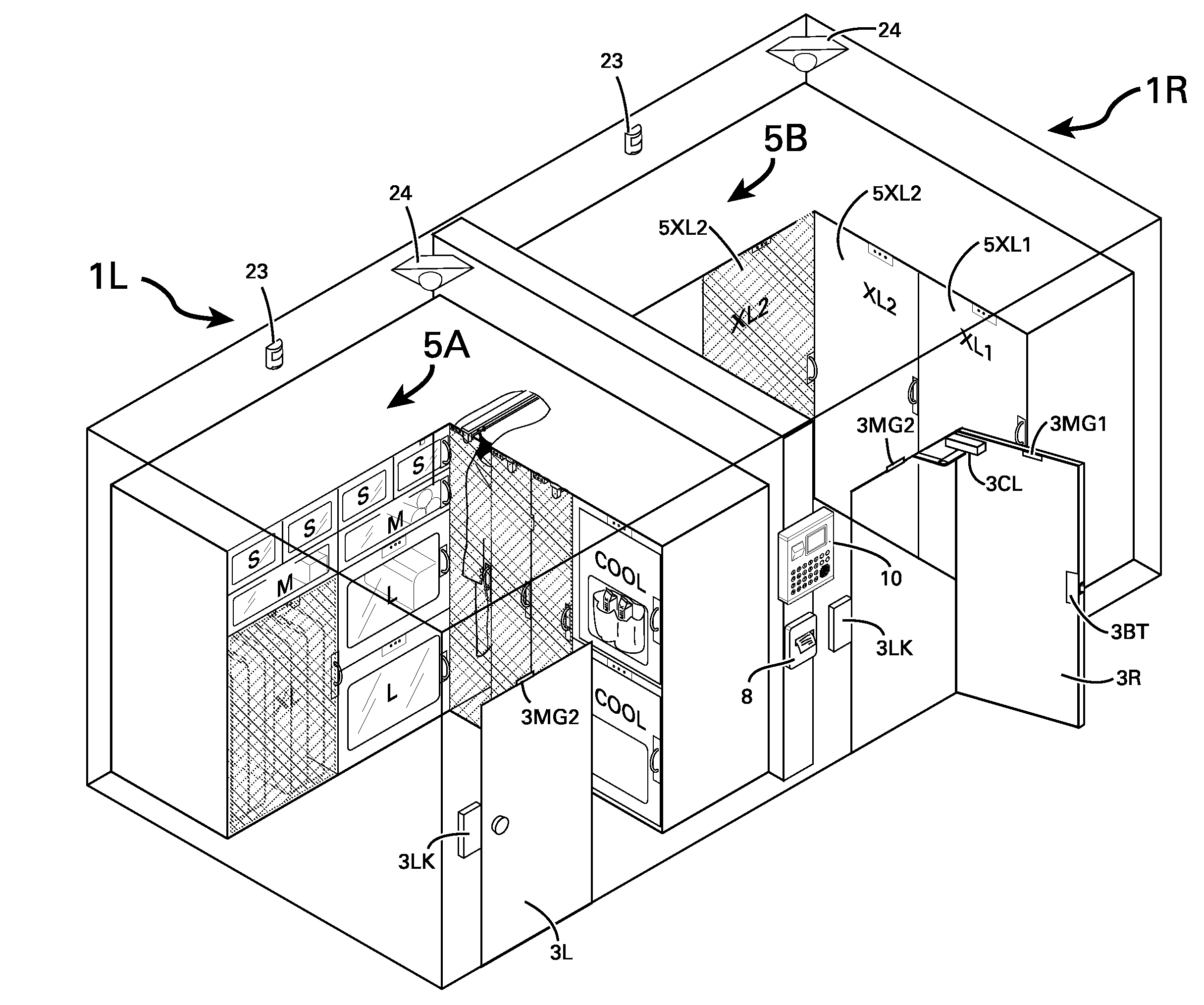 Method and Apparatus for Connecting and Operating Lockers for Home Deliveries via Video Interphones and Remotely Via a Virtual Doorman