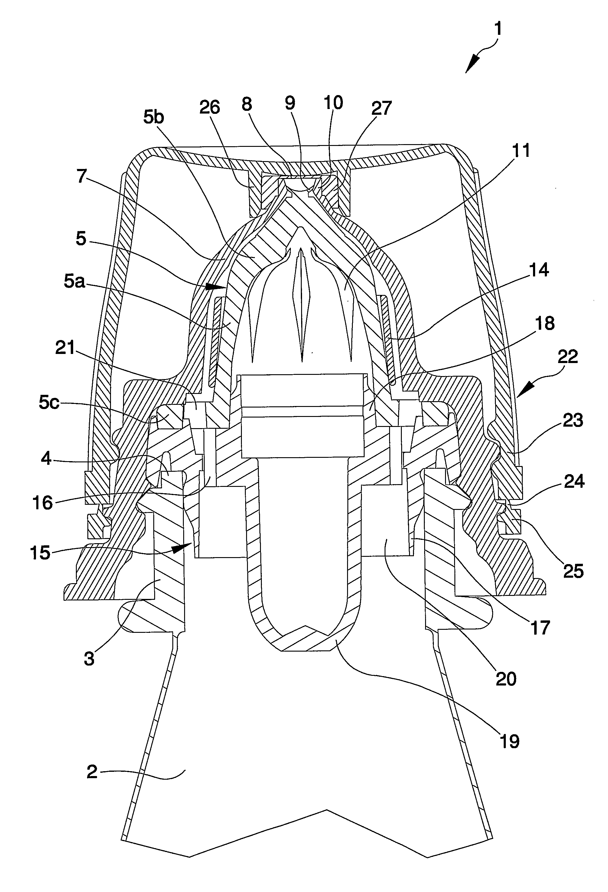 Bottle for containing fluids, particularly for pharmaceutical products or the like
