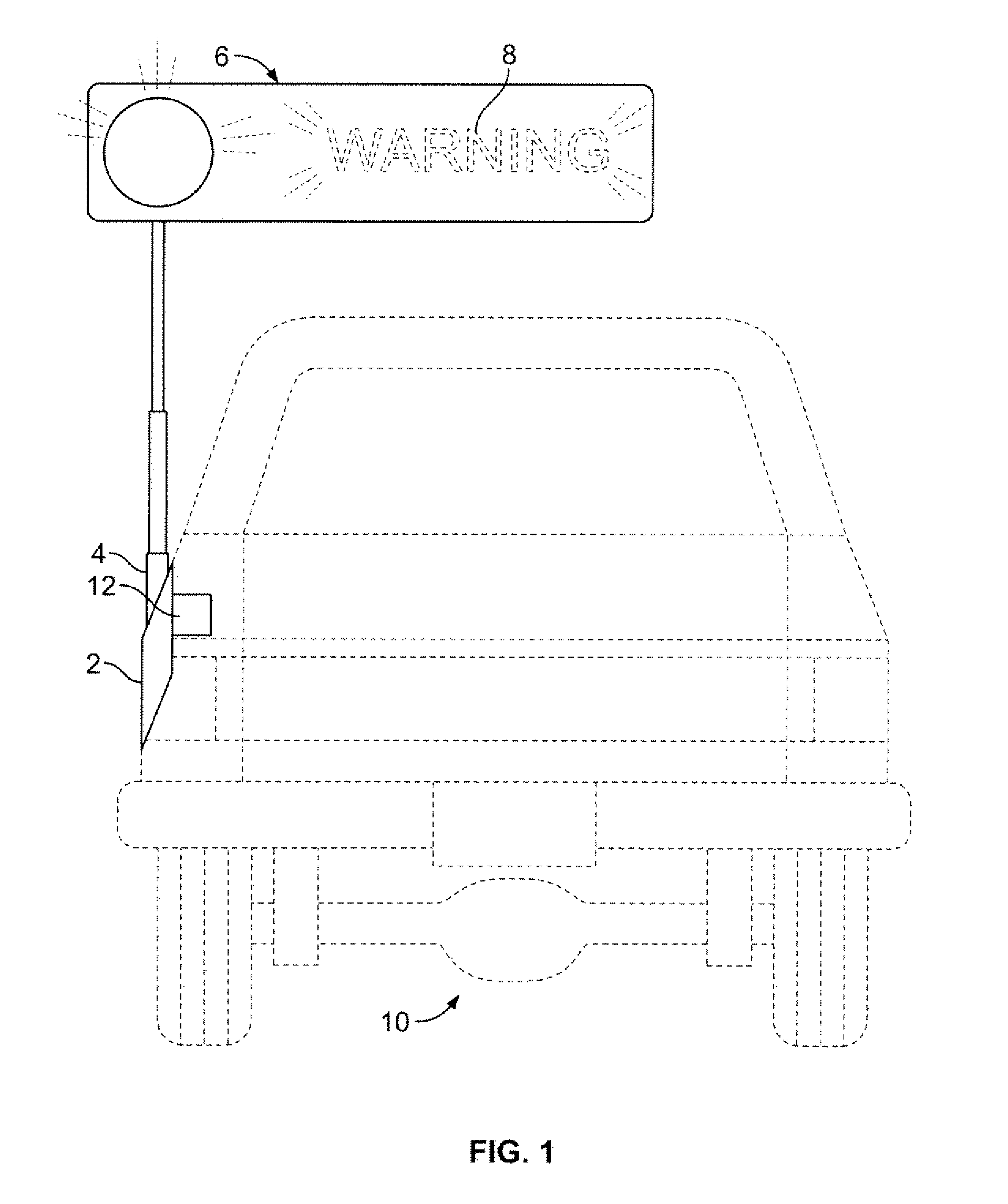 Method and apparatus for an automobile that alerts others to unsafe driving conditions or an automobile accident