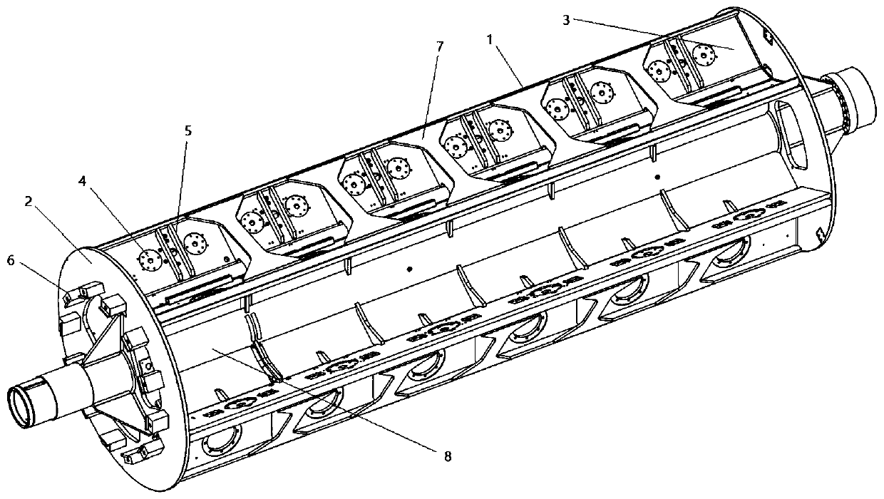 Cabling mechanism of frame-type strander