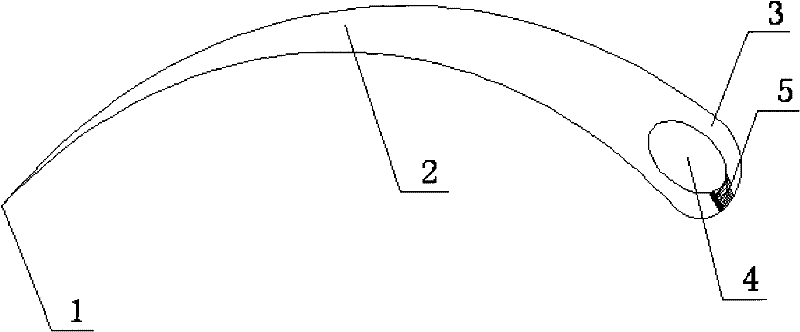 Medical skin suturing needle