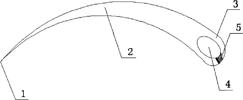 Medical skin suturing needle