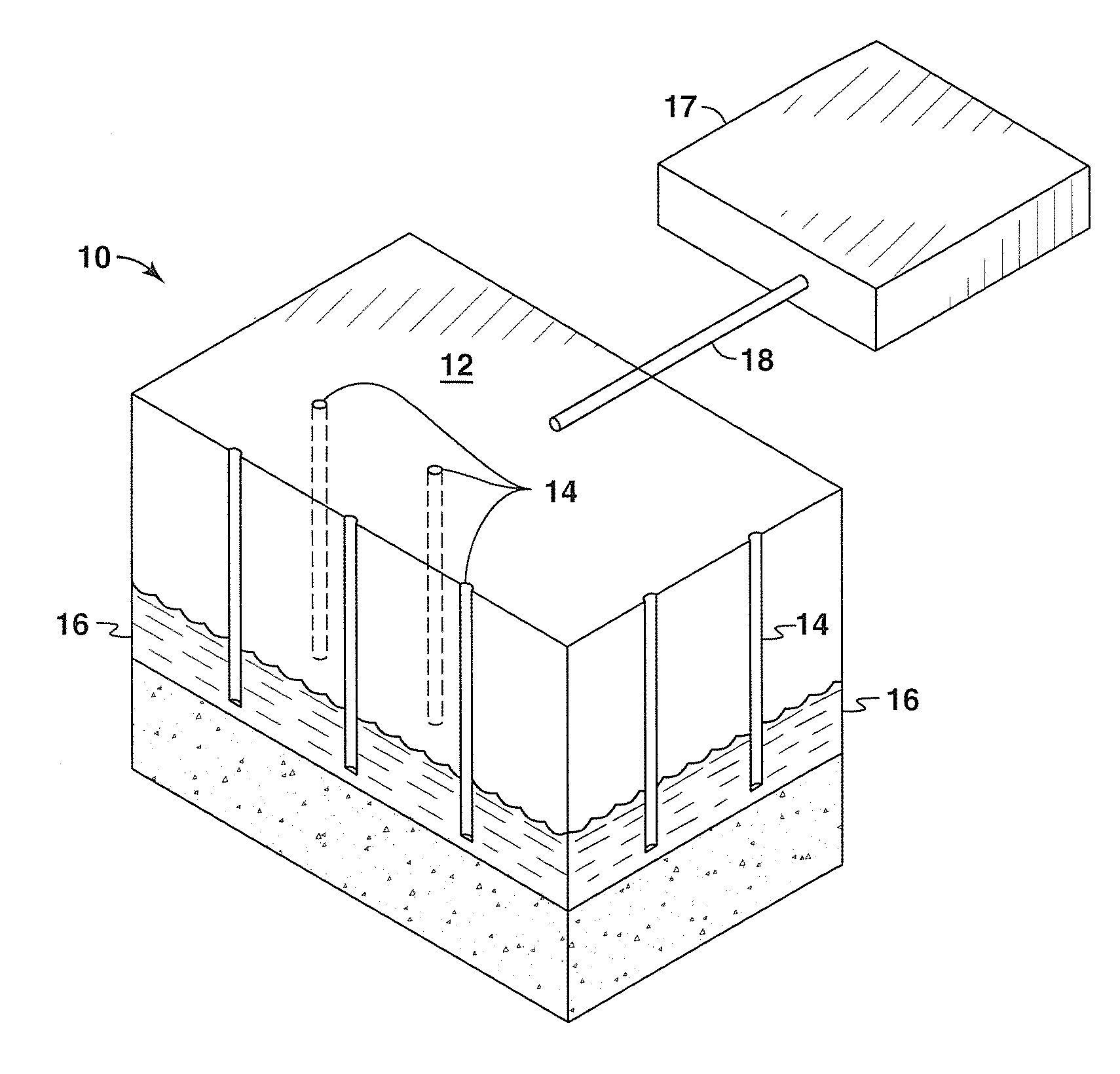 Process For Producing Hydrocarbon Fluids Combining In Situ Heating, A Power Plant And A Gas Plant