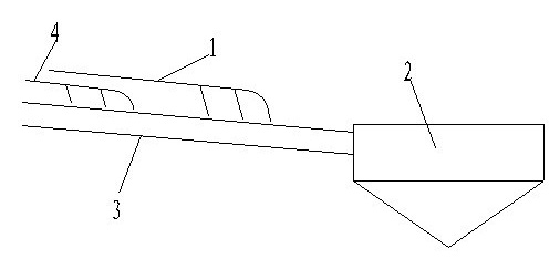 Concentration method for floatation tailings and concentration device