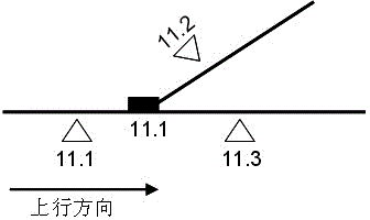 Vehicle-passing refuse operation control device for mine track haulage turnout and control method thereof