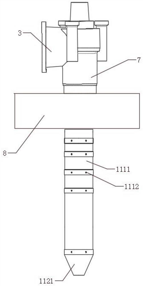 Settlement slowing structure for soft soil foundation shield tunnel and using method