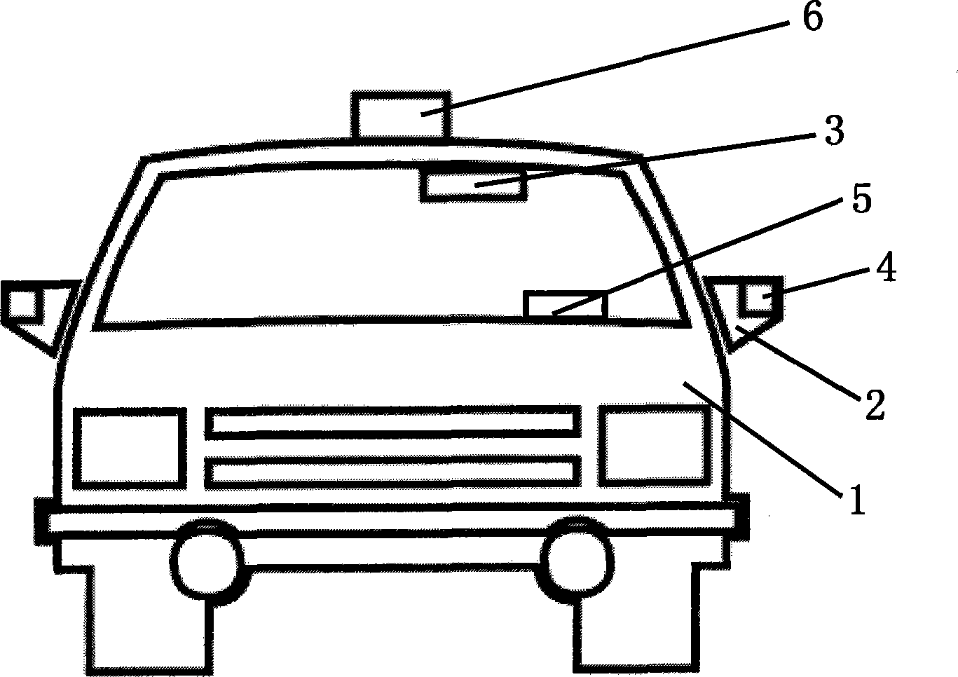 Automobile with pick-up head