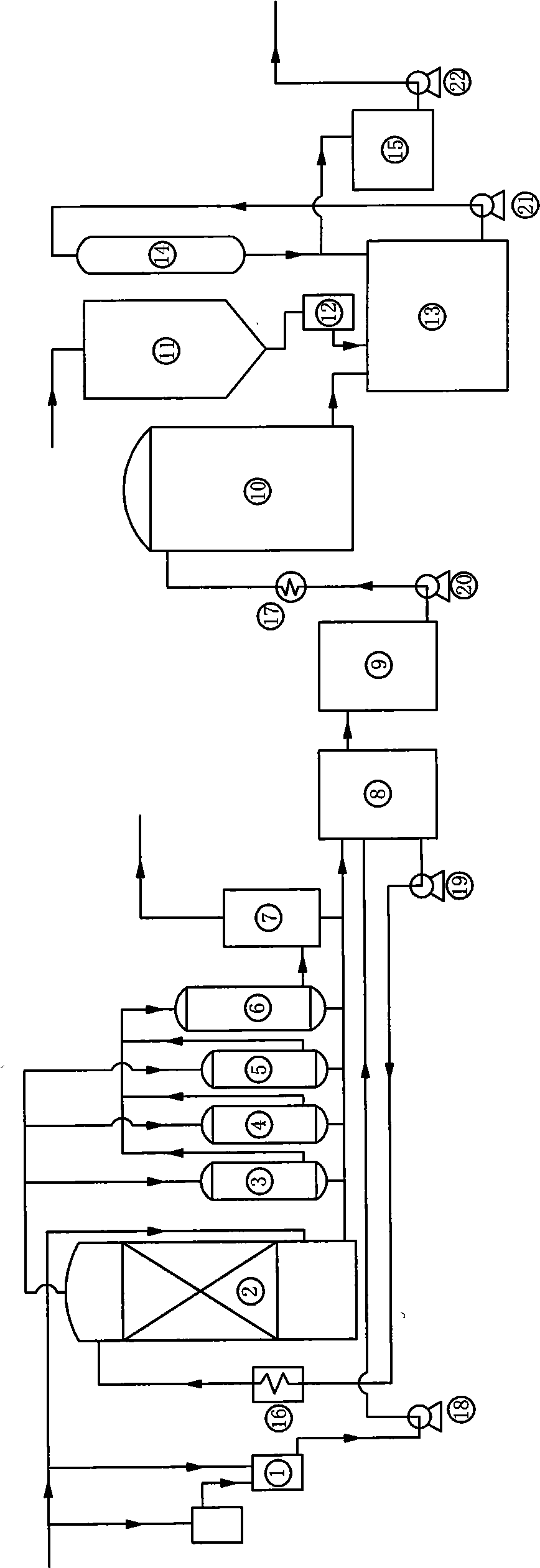 Device for producing sodium hypochlorite by using waste chlorine water and production method thereof