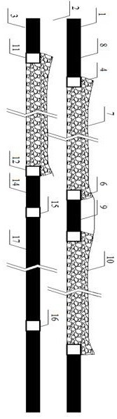 Method for arranging and supporting roadways of upper and lower coal seams at extremely close distances