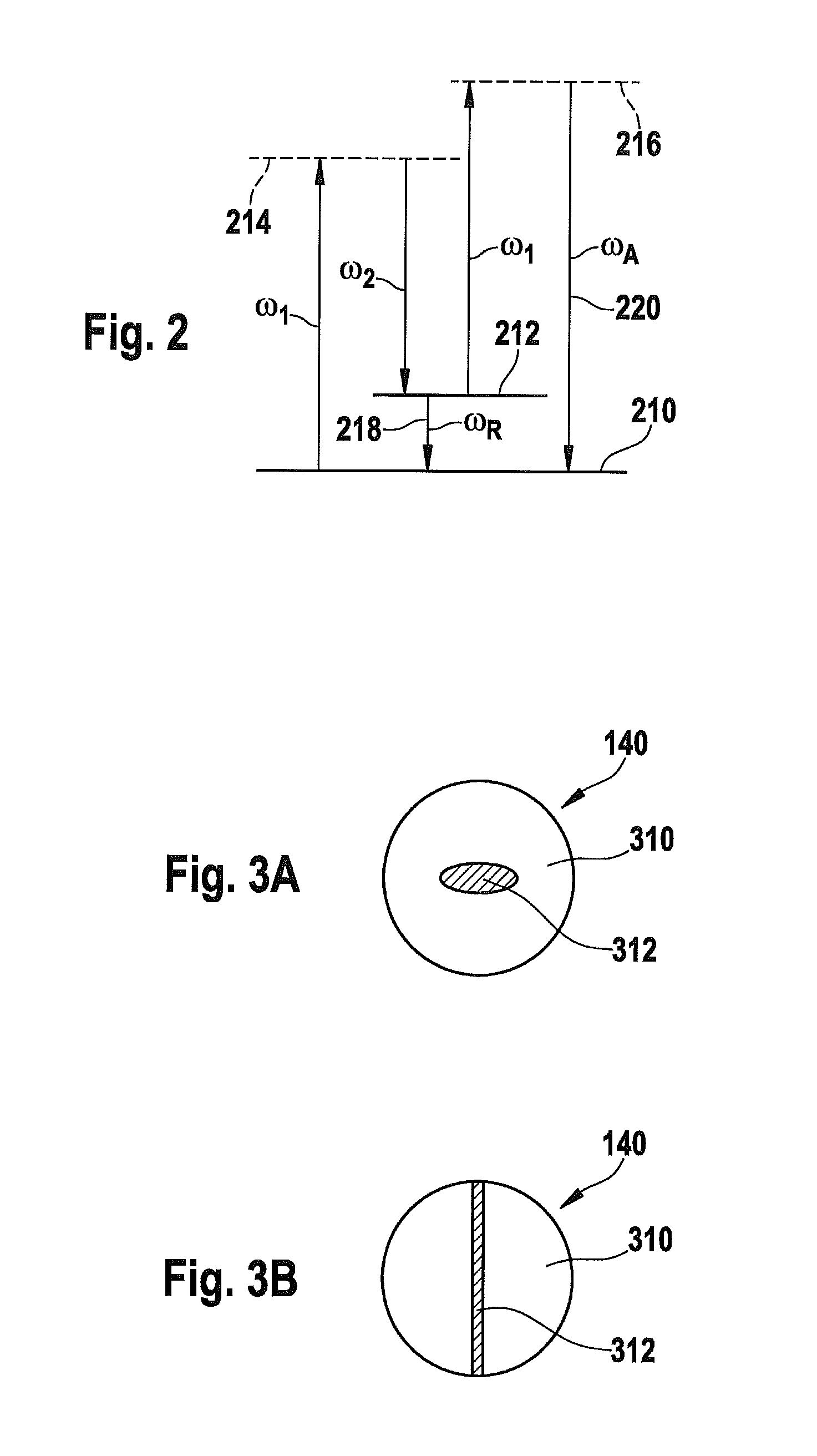 Laser microscope with a physically separating beam splitter