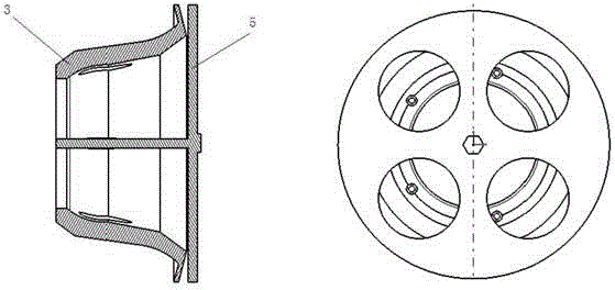 Machining method for helicopter fairing supporting piece