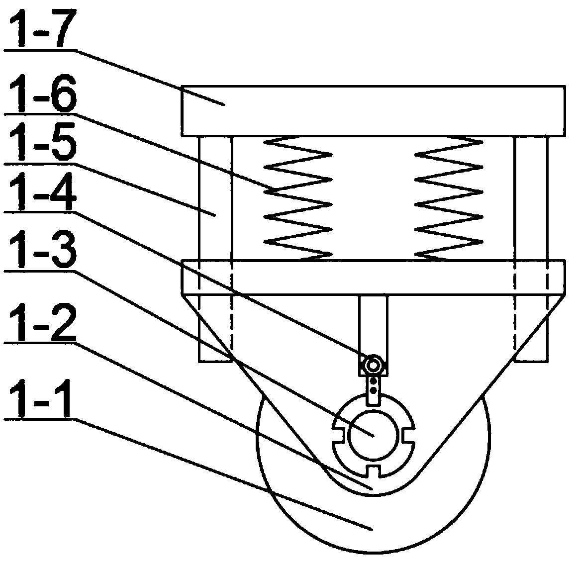 Stirring device for dyes applied to textile threads