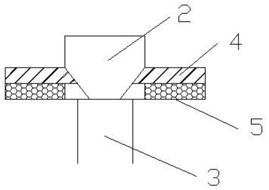 A closure device for avoiding bone resorption around dental implants