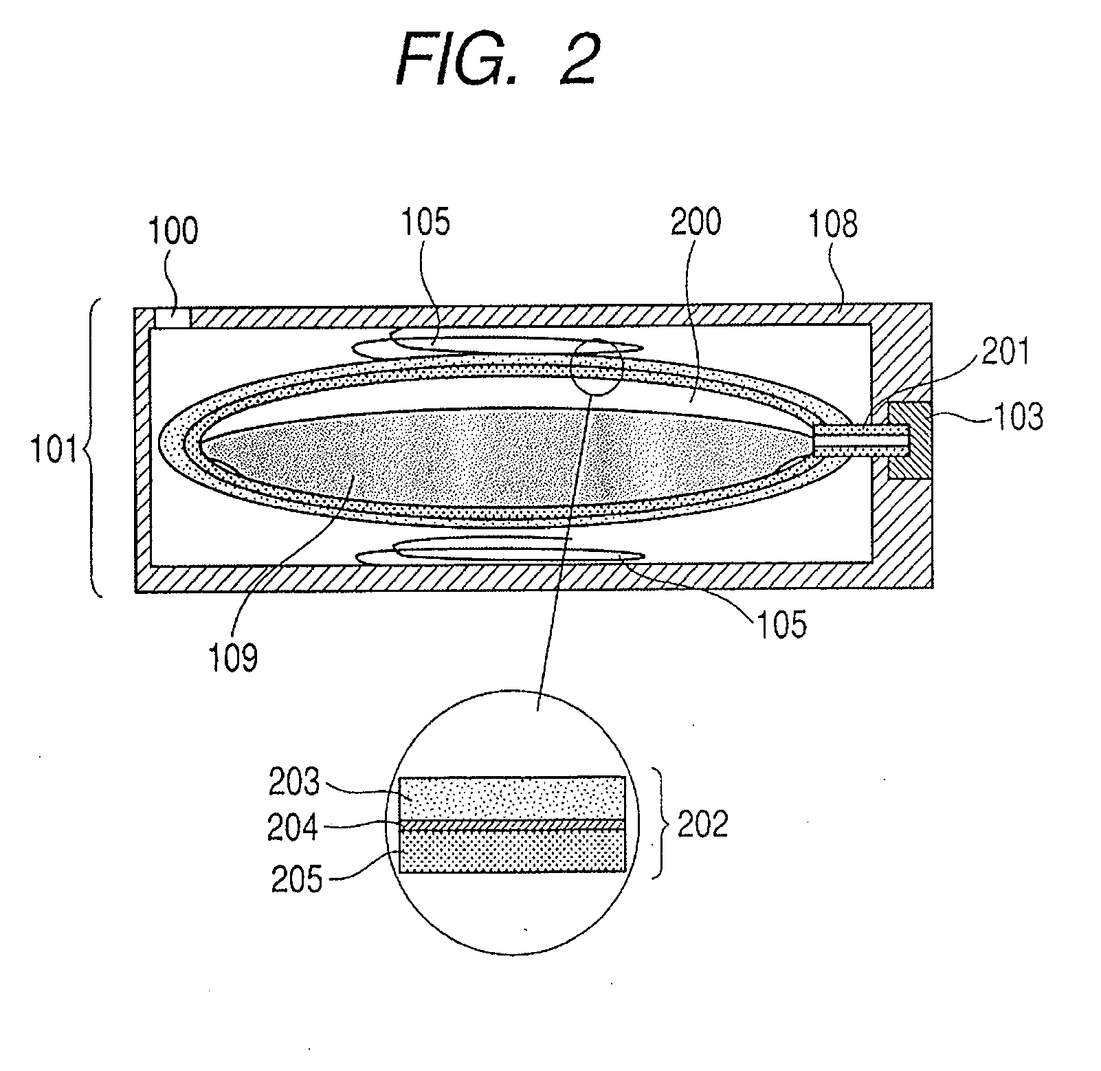 Ink tank for ink jet recording device