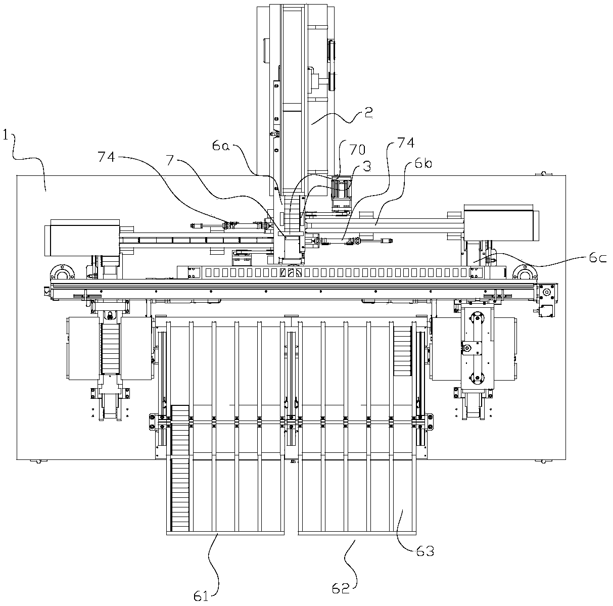 Automatic sorting device of cylindrical lithium batteries