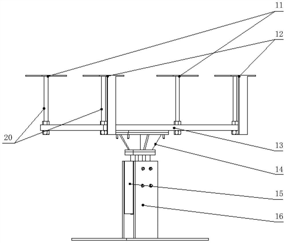 A device and method for recovering empty seedling trays from a fully automatic transplanting machine