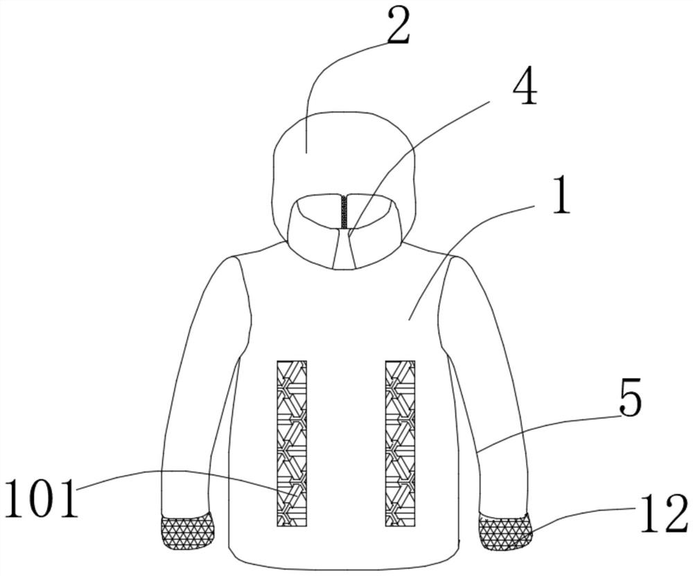 Compressible portable down jacket for children