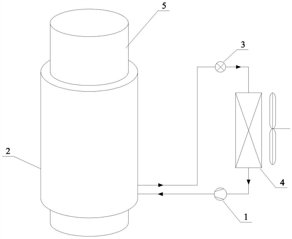 Fluorine cold wall type heat pump water heating device