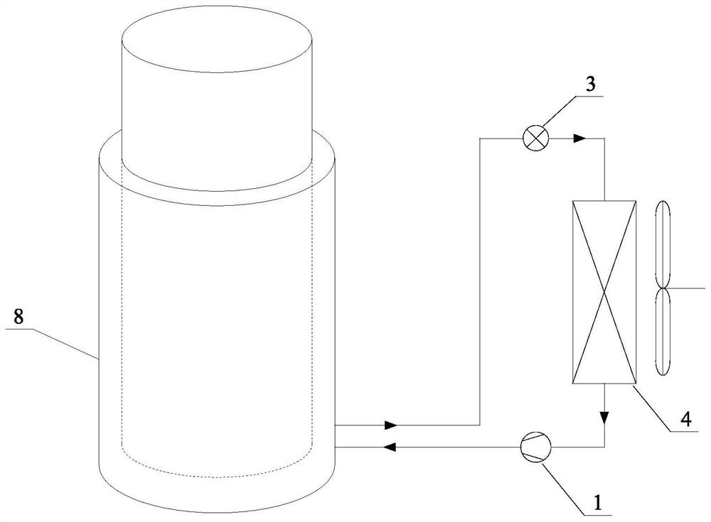 Fluorine cold wall type heat pump water heating device