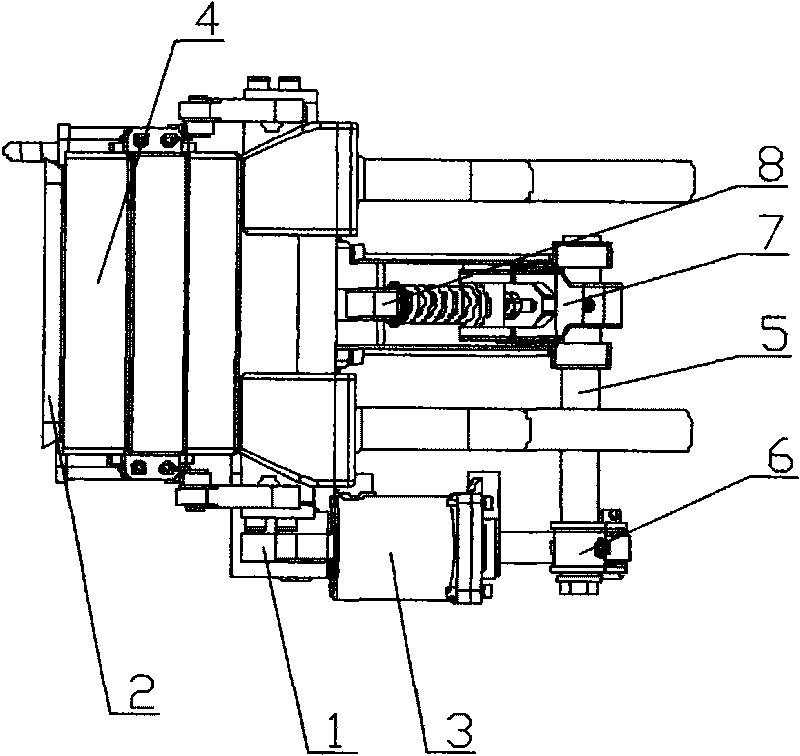 Self-locking pushing mechanism of electric connector