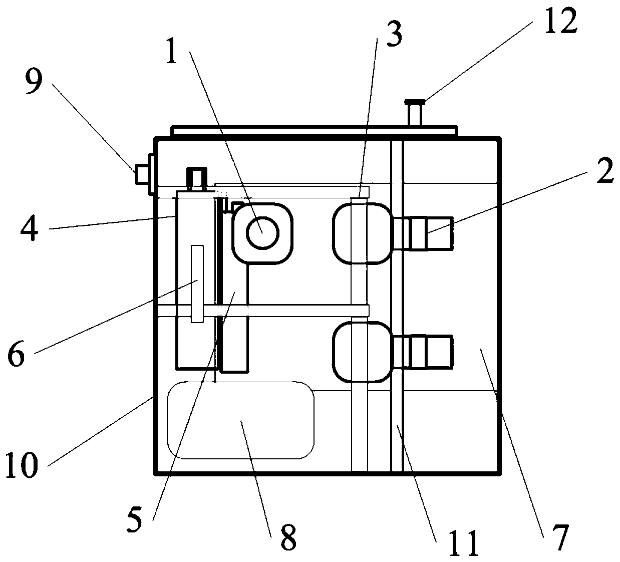 An aircraft cockpit panoramic surveillance camera system