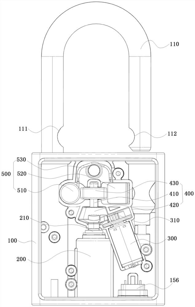 an electronic padlock