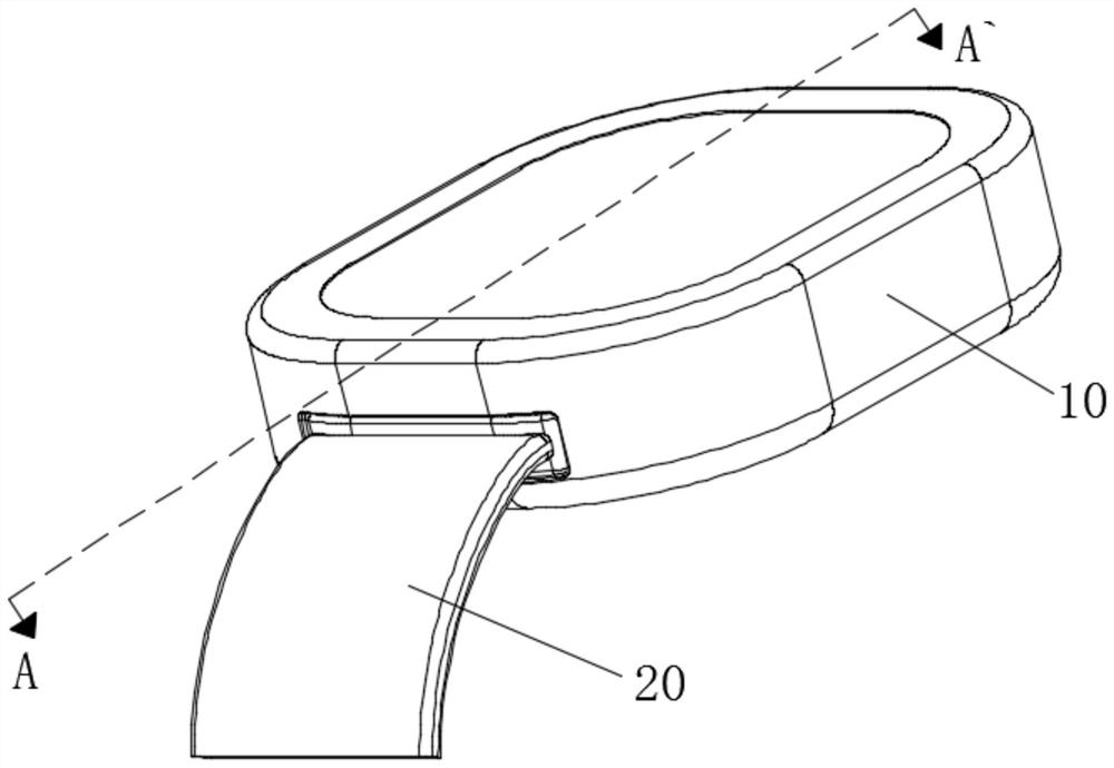 Watch with detachable watchband