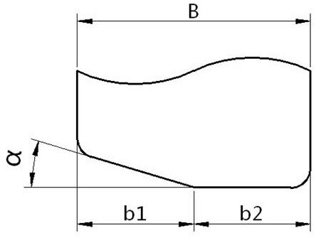 A kind of forging method of tapered stepped shaft